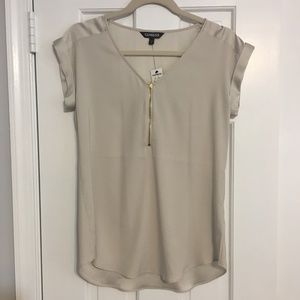 Express Silk short sleeve blouse